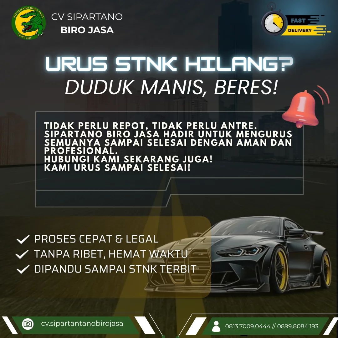 STNK Hilang? Jangan Panik! Inilah Cara Mengurusnya Tanpa Harus Antre