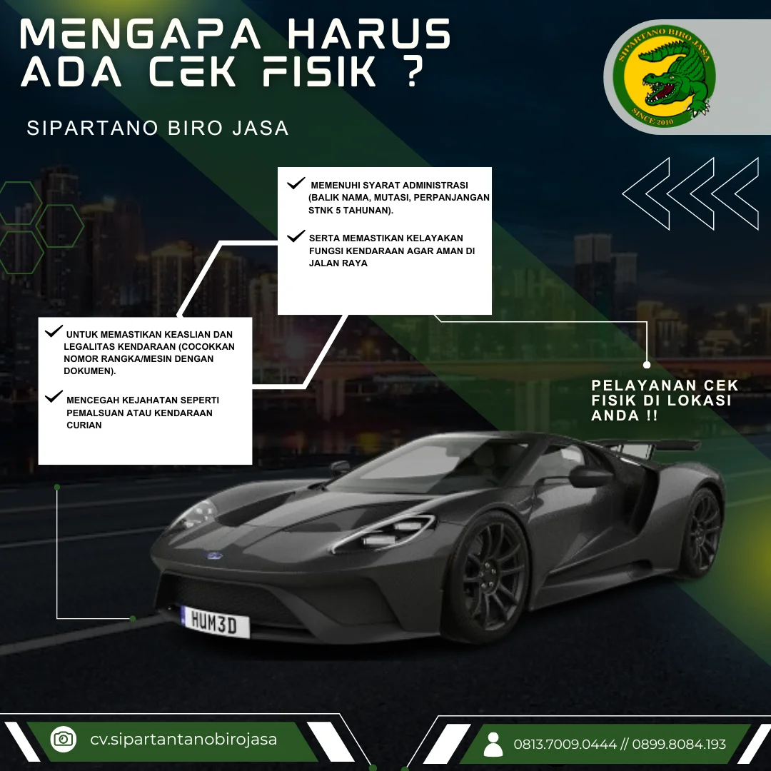 Mengapa harus ada cek fisik?