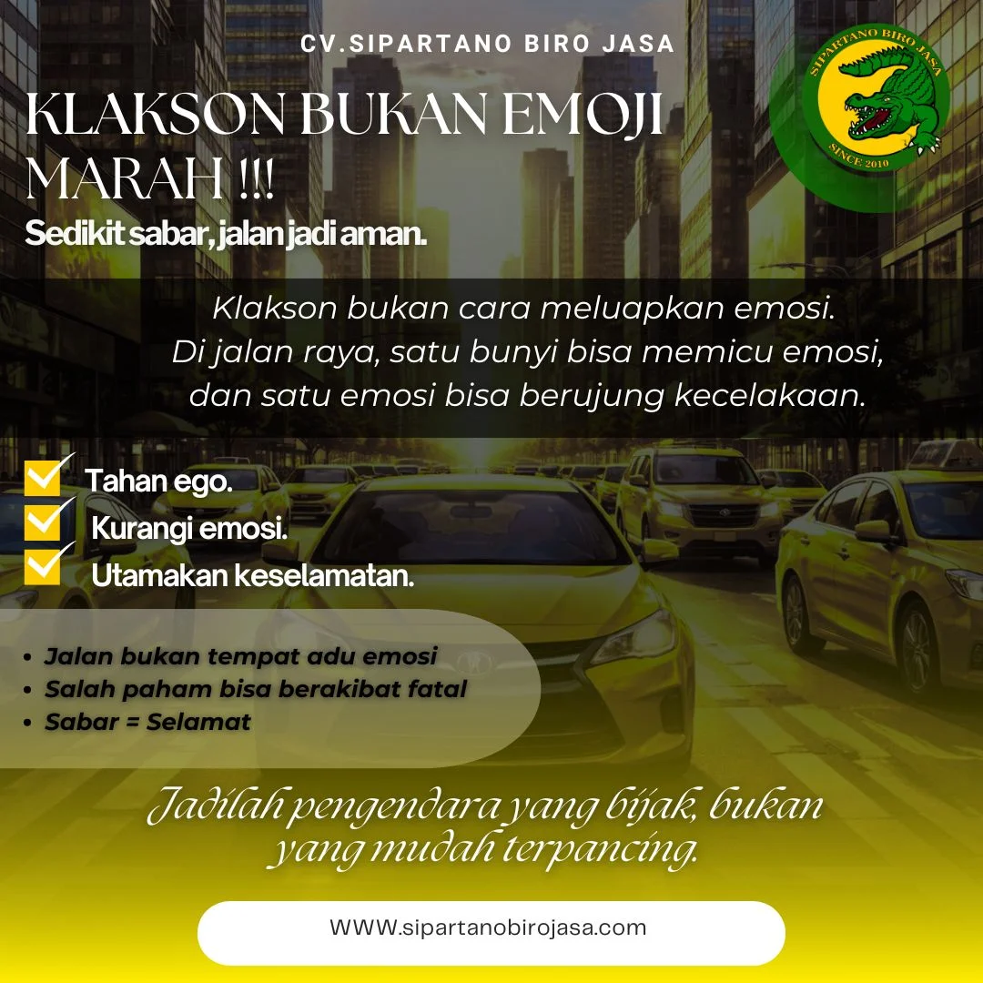 Klakson Bukan Emoji Marah