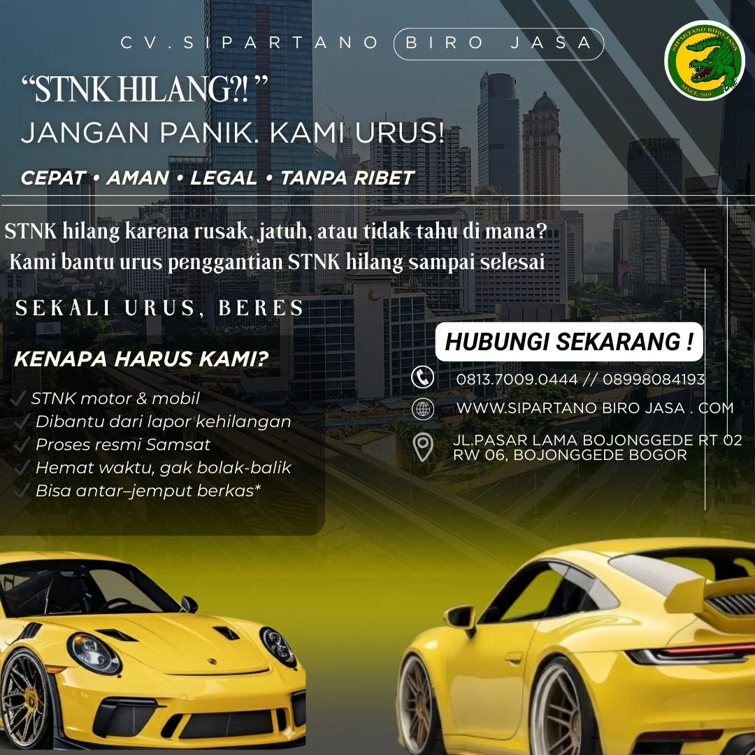 Pengurusan STNK Hilang