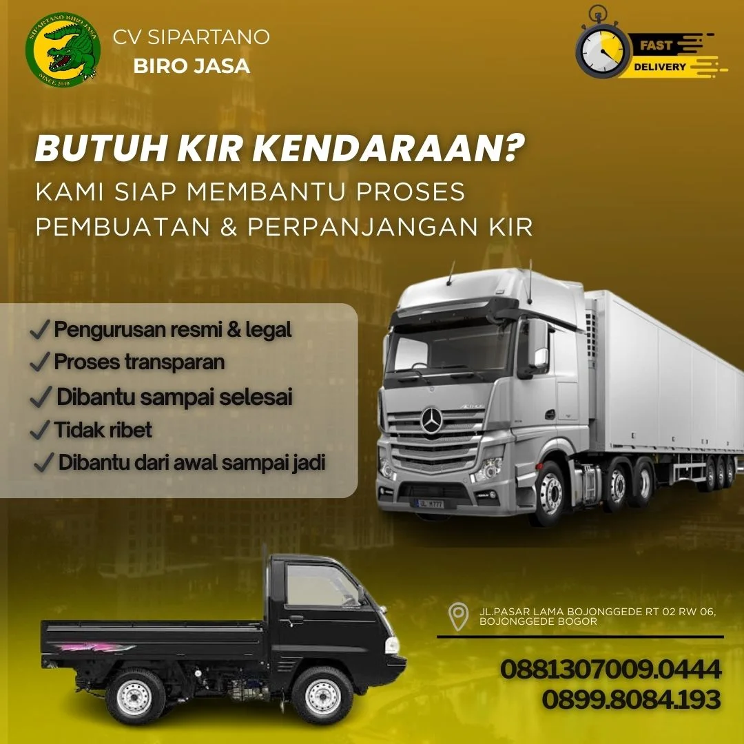 Proses Pengurusan KIR Kendaraan